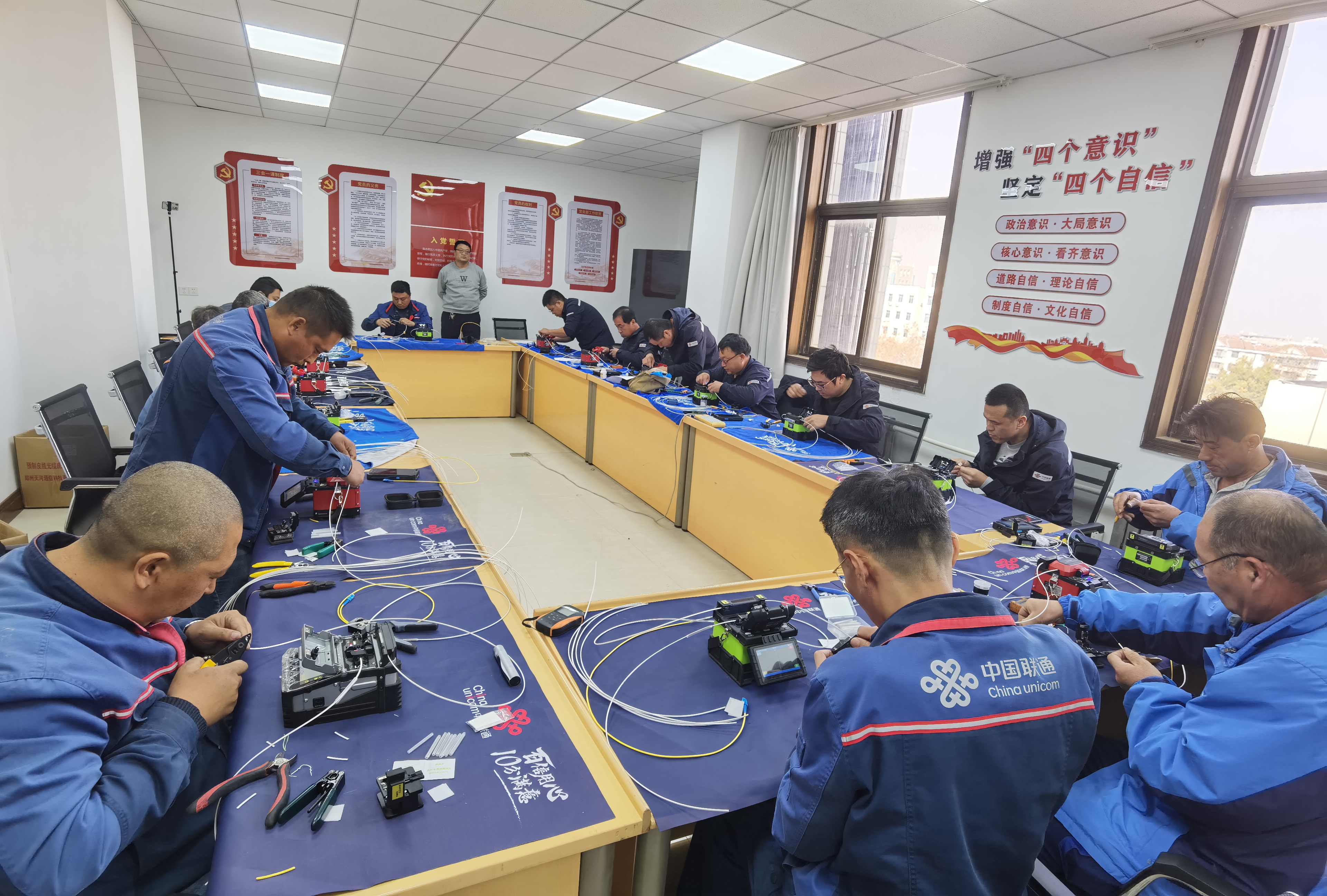 烟台联通组织开展智家工程师服务技能实操考试