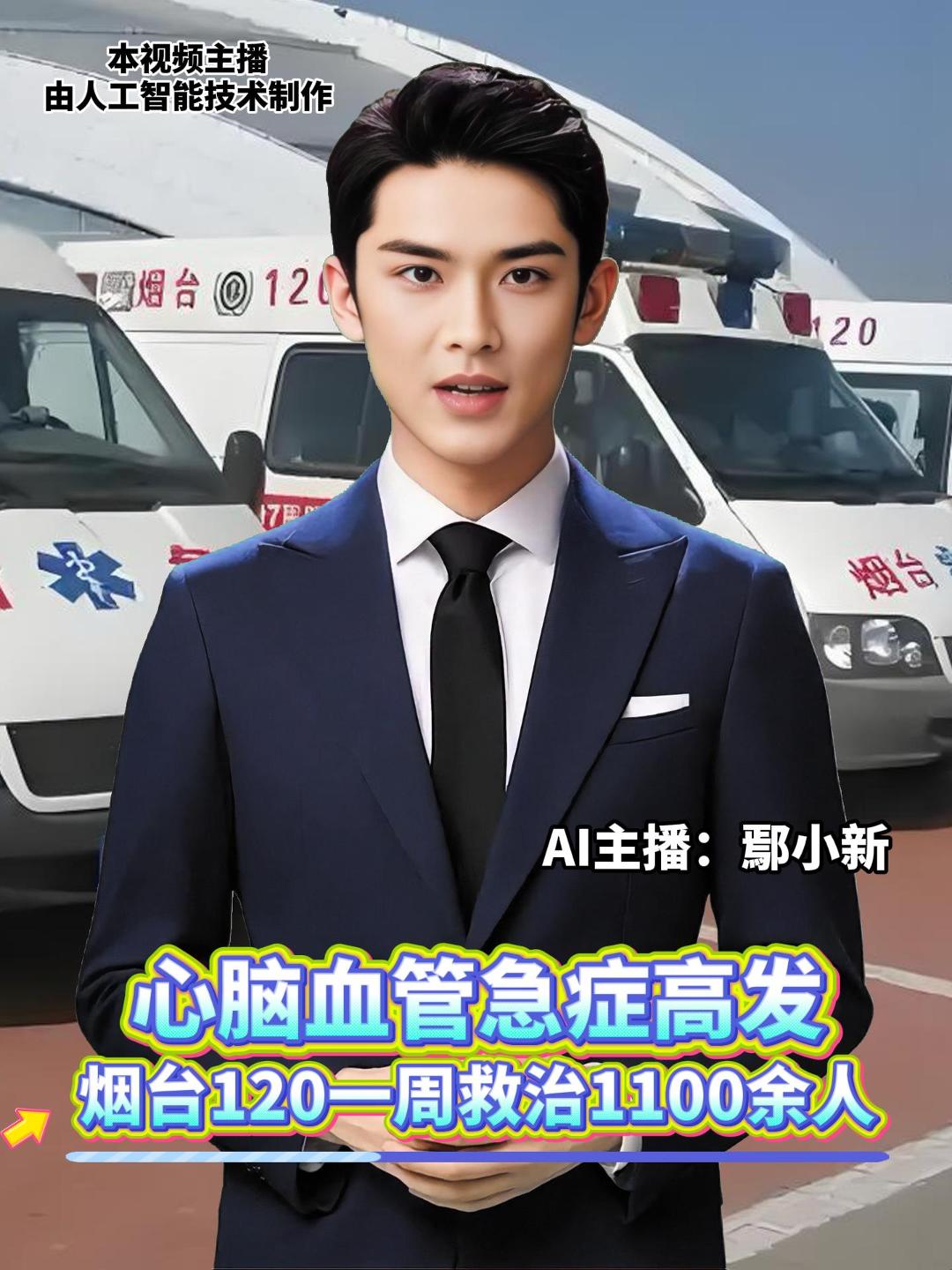 据烟台市120急救指挥中心统计，11月10日至17日，全市救治心脑血管急症患者1100余人，占总救治人数的35%。急救专家强调，等待急救时，应避免随意搬动患者，以免加重损伤。