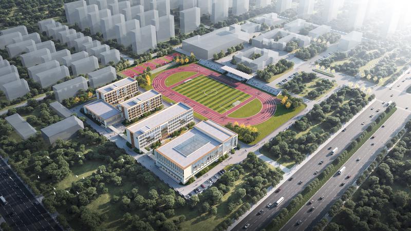 莱山一中二期5栋建筑明夏交付