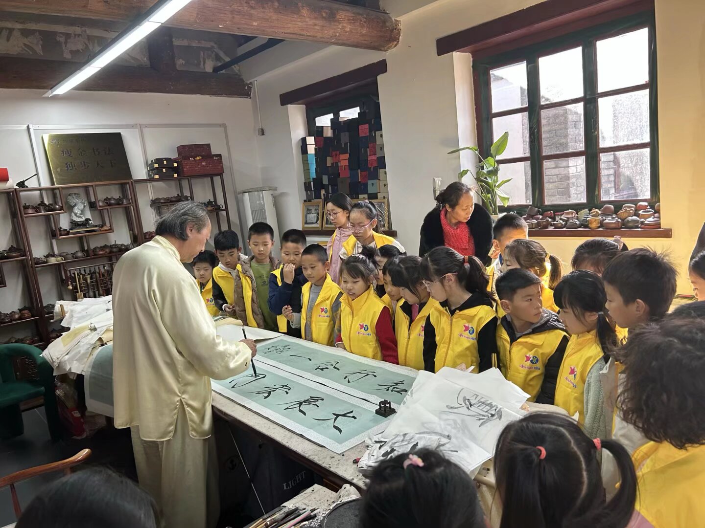 芝罘区文化路小学开展非遗研学活动研学活动