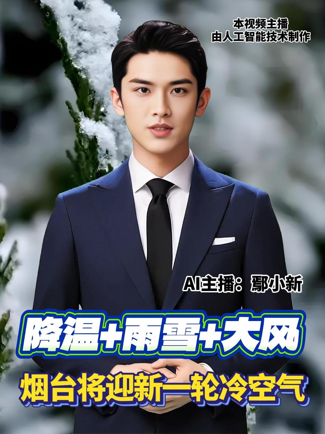 烟台气象局预报，受两股较强冷空气影响，1日至3日我市将出现降温和间歇性大风天气。最低气温出现在3日早晨，内陆地区-6℃，沿海地区-2℃，2-3日大部地区有雨夹雪转小雪，局部中雪。