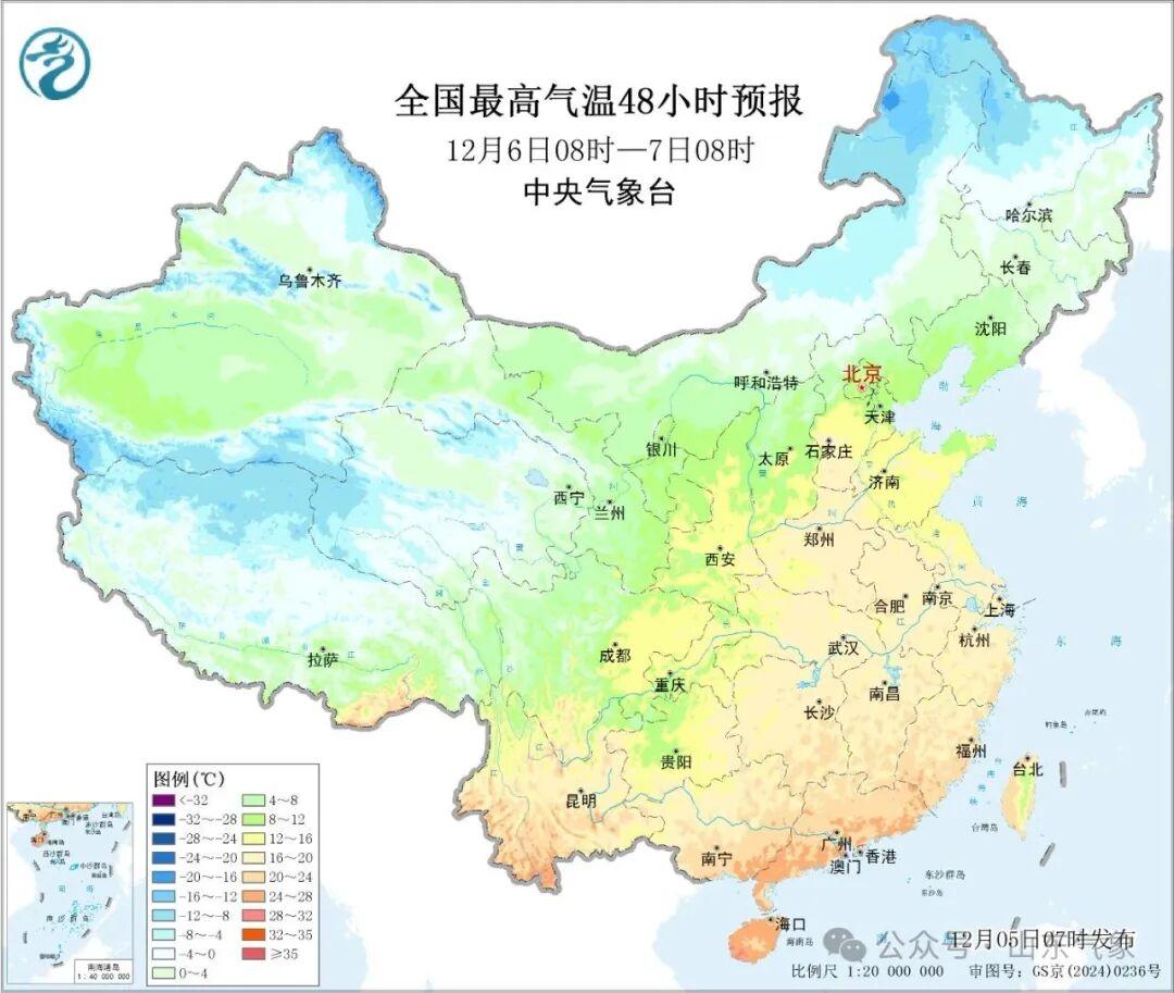 气温又要起飞了！预计12月山东降水偏少，气温略偏高