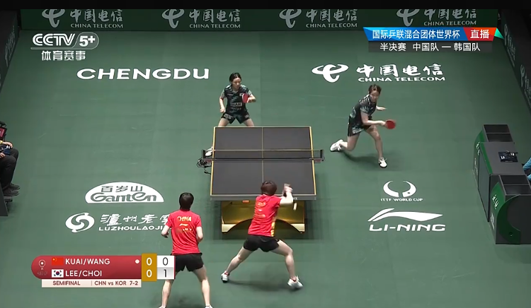 国乒十连胜晋级！今晚混双世界杯决赛将迎战日本或德国