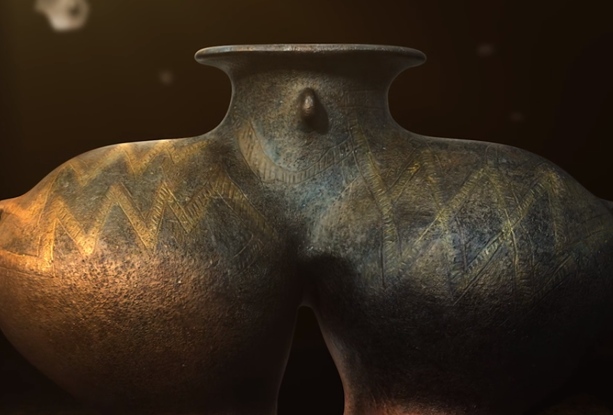 国宝时刻之双体陶罐：雪域高原双体陶罐跨地区撞脸