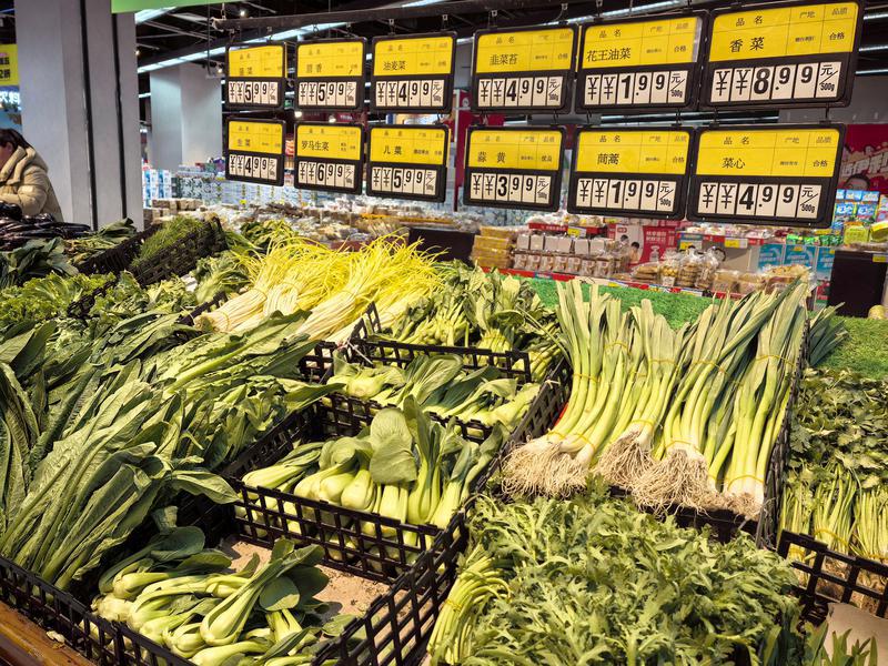 雨雪天烟台蔬菜供应充足，价格比往年同期上涨