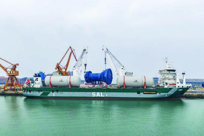 单件4800立方米！烟台港高端装备“出海”再添硬核支撑