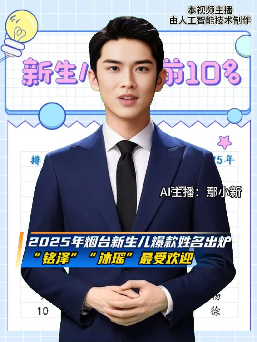 2025年烟台新生儿爆款姓名出炉