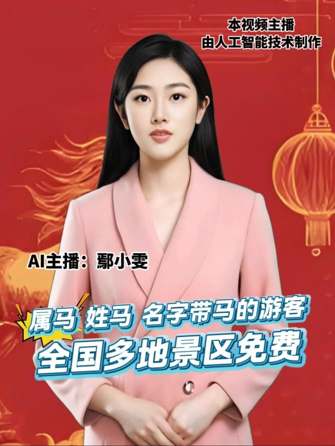 属马 姓马 名字带马的游客 全国多地景区免费