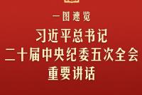 一图速览习近平总书记二十届中央纪委五次全会重要讲话