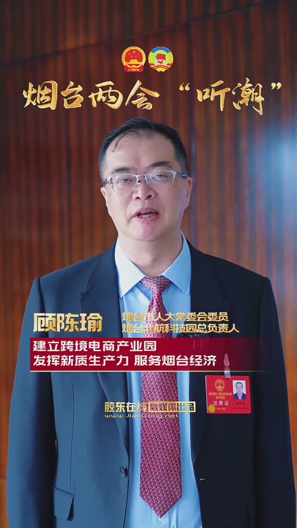 烟台市人大常委会委员顾陈瑜：建立跨境电商产业园 发挥新质生产力 服务烟台经济