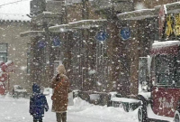 当烟台的雪花认真起来，古建筑、山海与“精灵”都醒了…