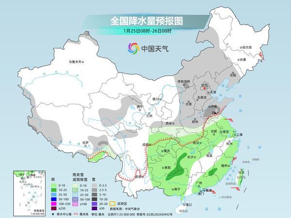 今明天全国多地气温回升，周日山东南部部分地区有大雪