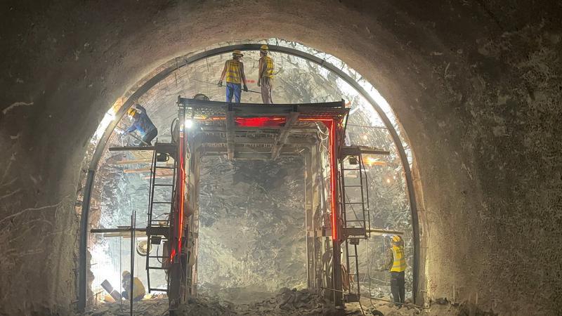 探访龙烟铁路市域化改造工程全线最难的新东吴家隧道现场