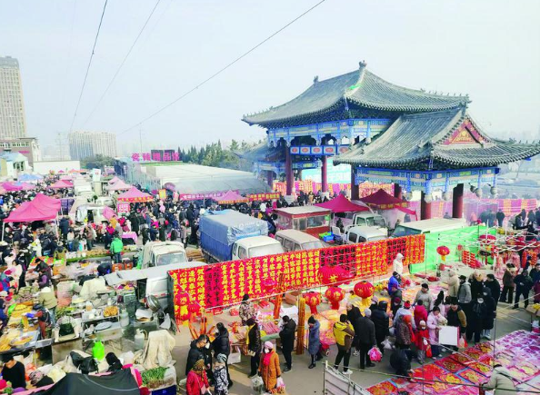 新春走基层|记者探访有 500 多年历史的福山大集 老集“赶”出新味道