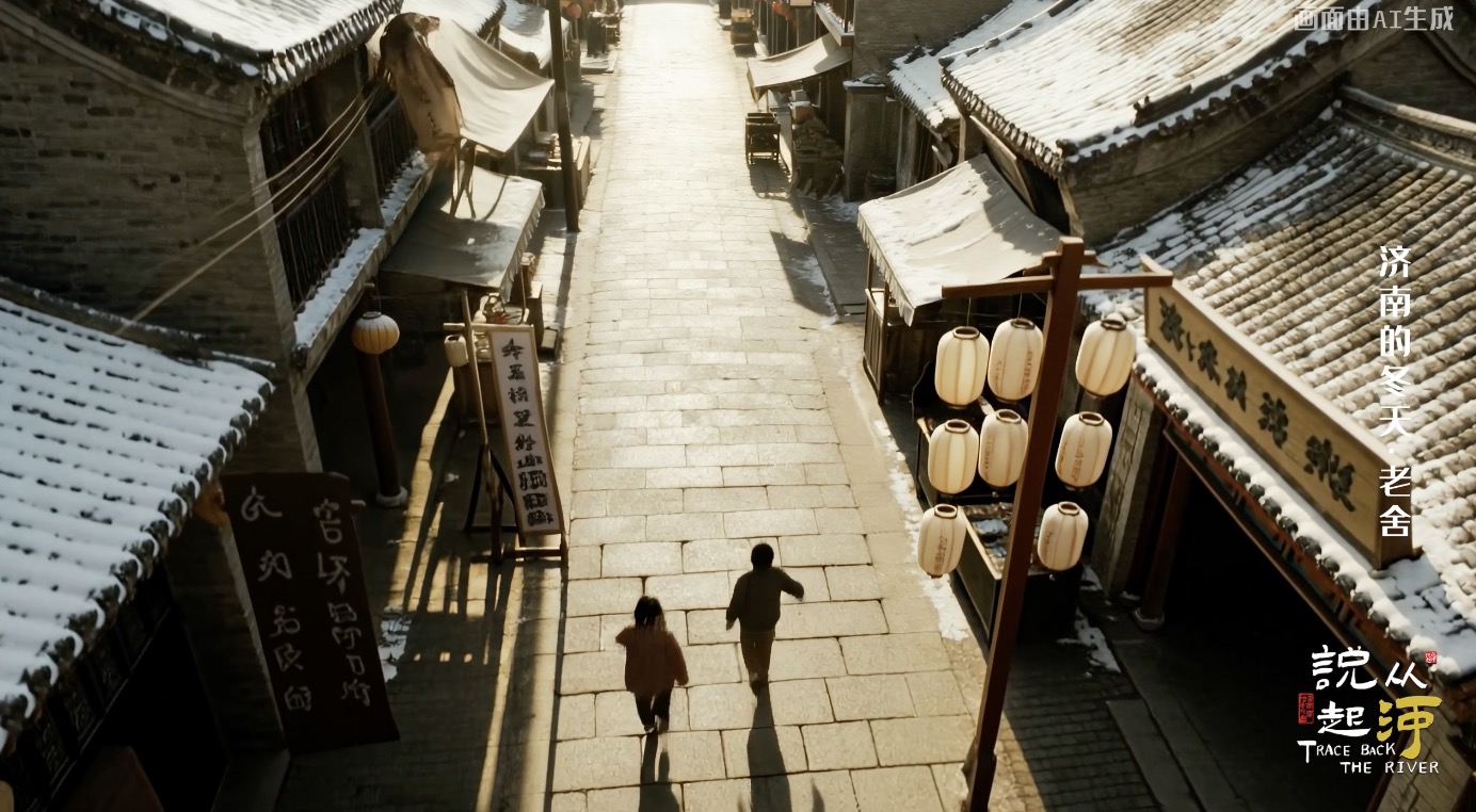 “一个老城，有山有水，全在天底下晒着阳光，暖和安适地睡着…”老舍笔下《济南的冬天》，正从课本的文字中苏醒、跃动。