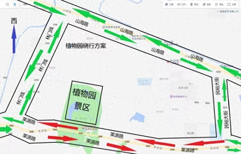 事关烟台植物园迎新春灯会！临时交通管制公告