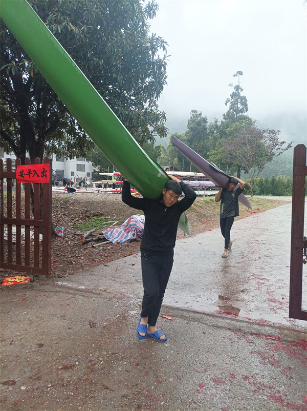 福建三明将乐，烟台“水上铁军”挥桨开训