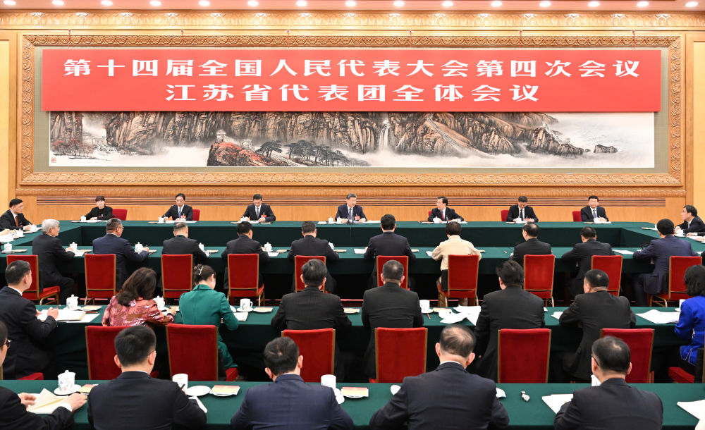 习近平参加江苏代表团审议