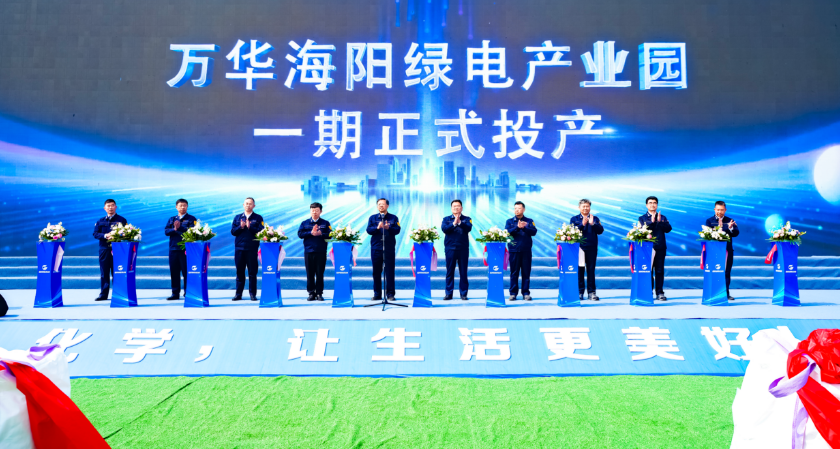 万华海阳绿电产业园一期投产二期开工