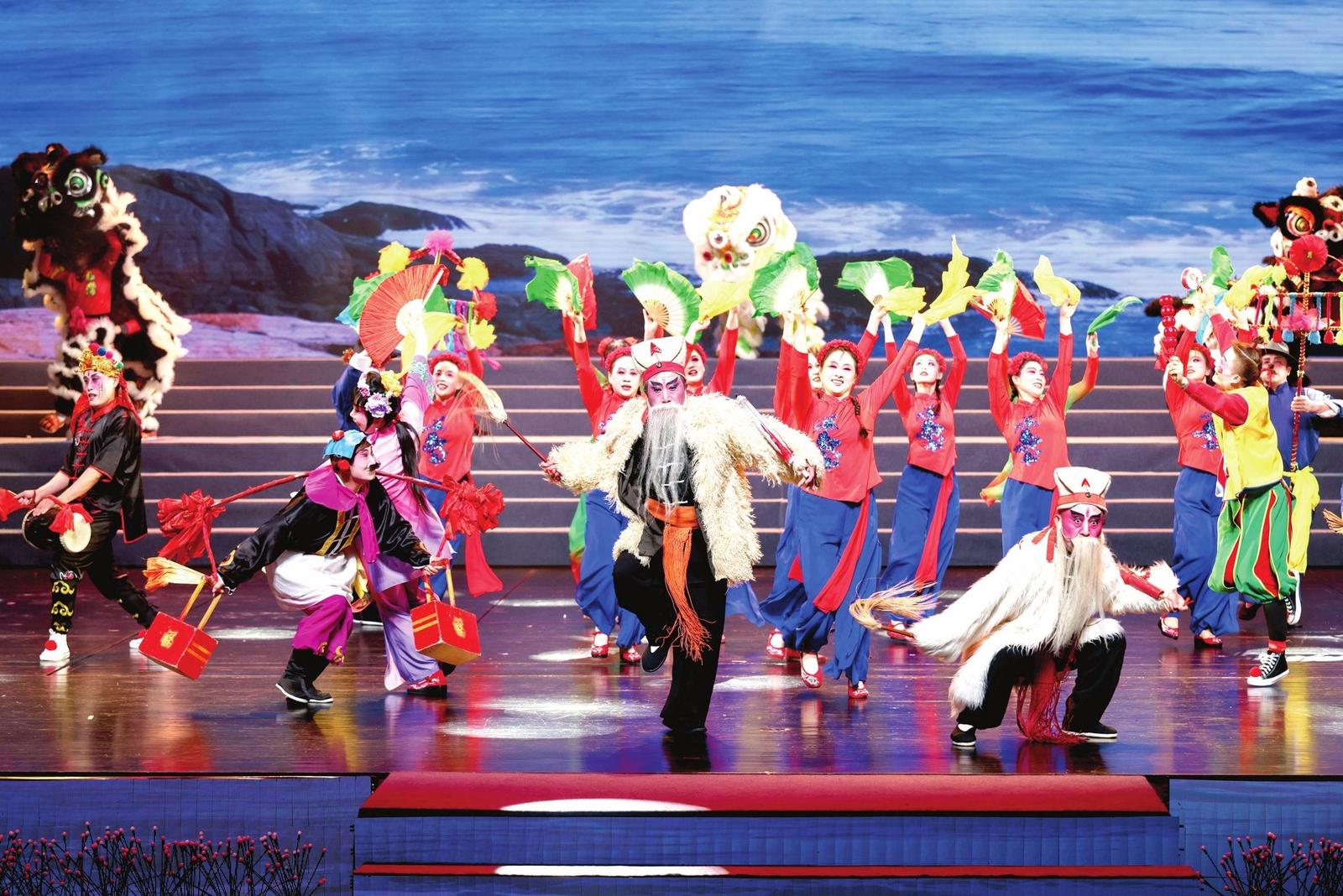 海阳大秧歌扭来山花奖