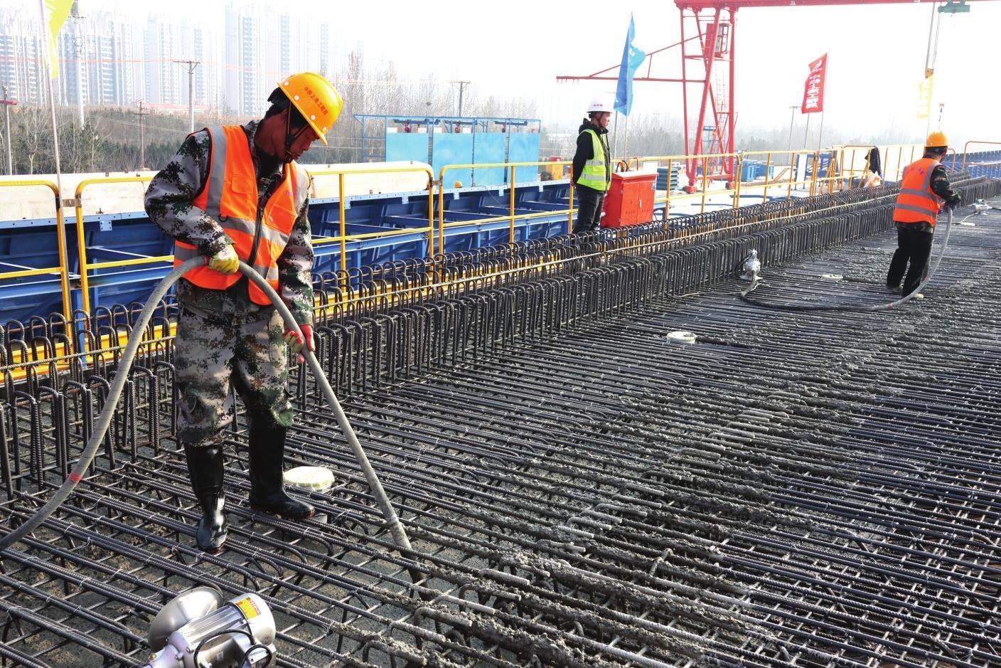 多道施工工序同步推进——烟台南动车所建设进入全面攻坚阶段