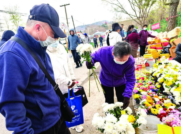 烟台14万人清明时节祭故人