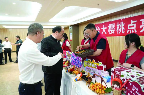 张格庄大樱桃直达北京新发地 京津冀市民半日即可尝鲜