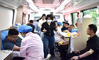 莱阳市组织开展机关单位无偿献血活动