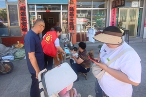 烟台农商银行福山区松霞路支行党支部联动福山区公共就业和人才服务中心党支部开展结对惠民宣传主题党日活动