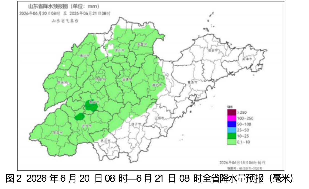 端午期间山东多分散雷阵雨，局地阵风可达10级