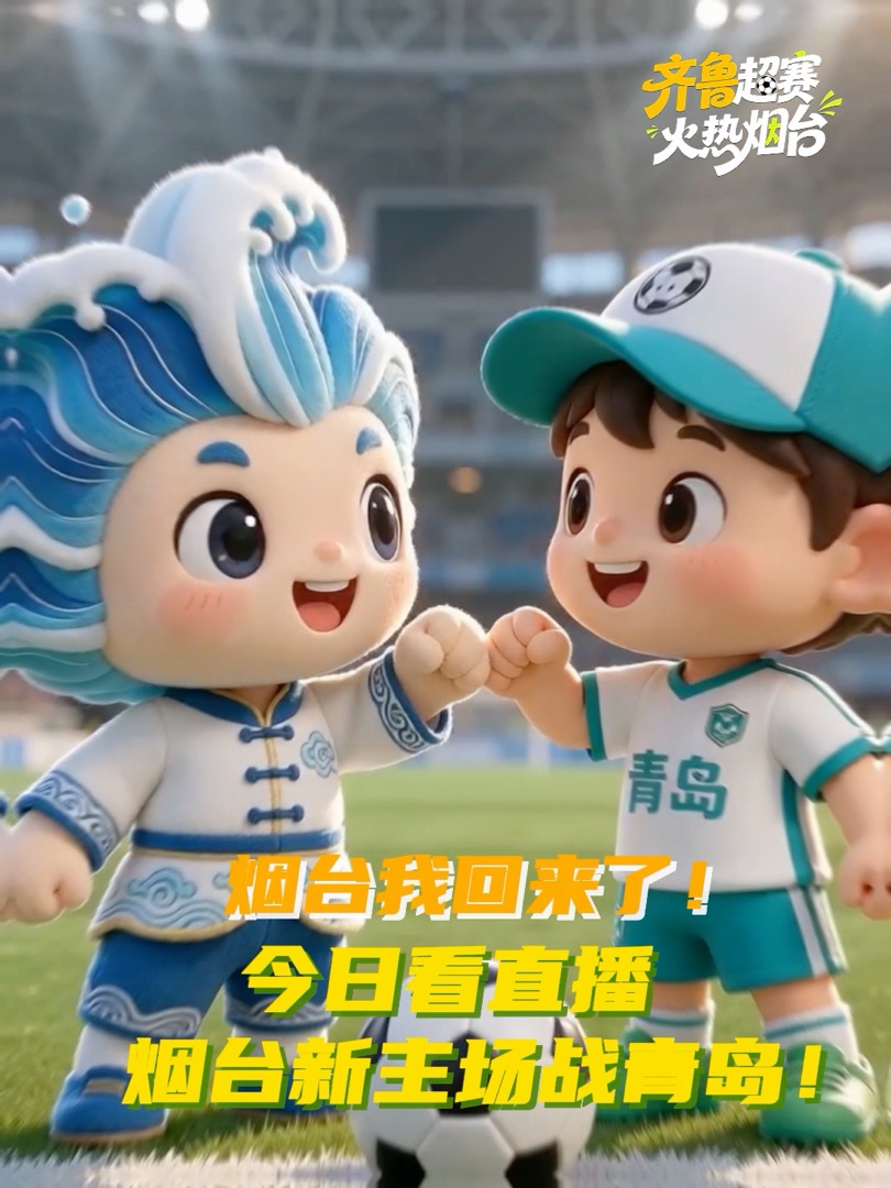 就在今晚7:30，烟台体育公园体育场，烟台新主场战青岛！