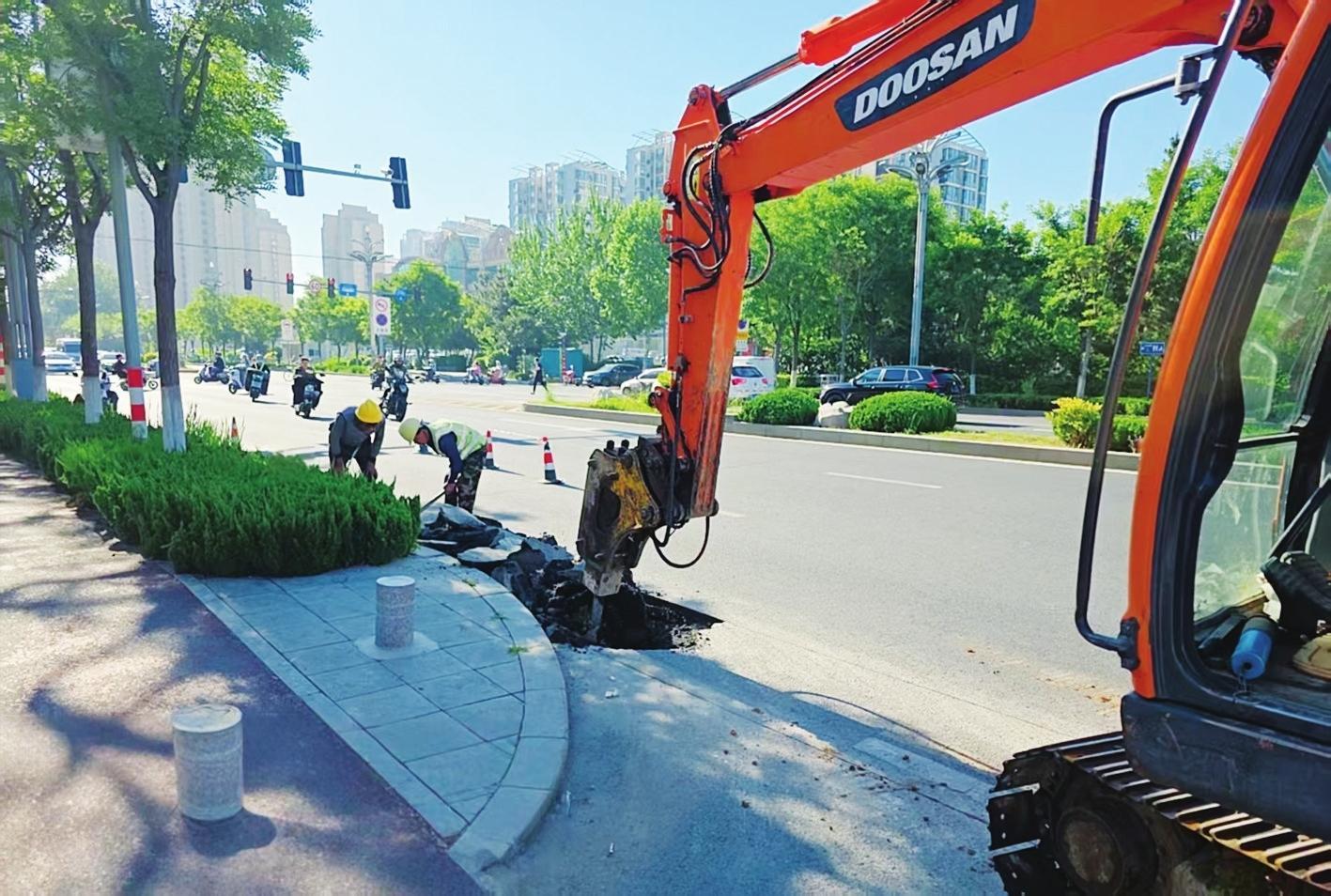 福山区完成48处易积水点位改造，提升城市排水能力