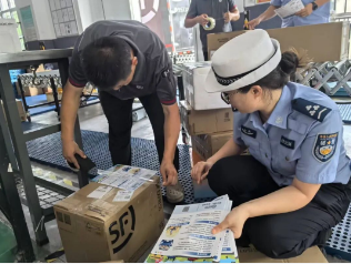警企联动！招远公安交通安全宣传搭上“快递车”→