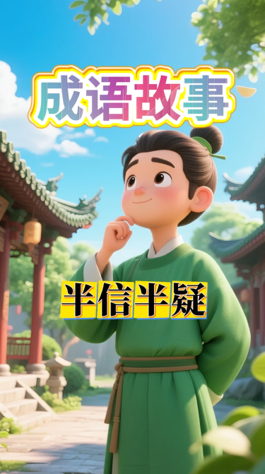 三分钟读懂一个成语《半信半疑》